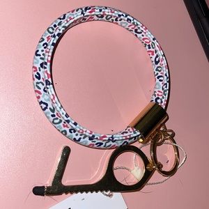 Bracelet keychain/touchless door opener